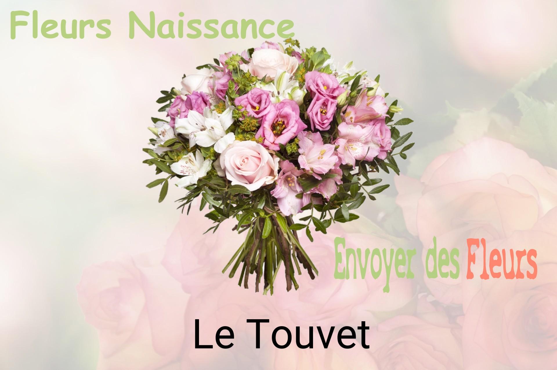 Bouquet de fleurs de naissance livré à Le Touvet